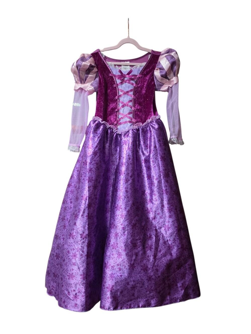 Disney Store Princess Rapunzel girl's 7/8 Pretend Play dress
